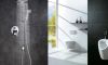 Set de dus incastrat Fresh, cu para rain-shower rotunda