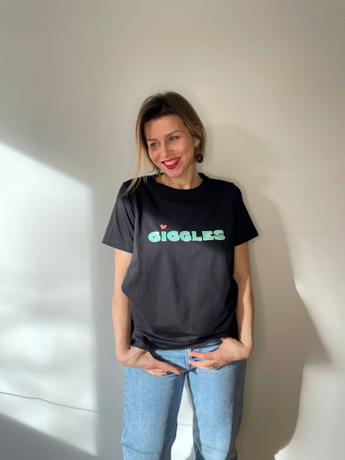 Tricou cu fermoare ascunse GIGGLES - S - BEAUTIFUL